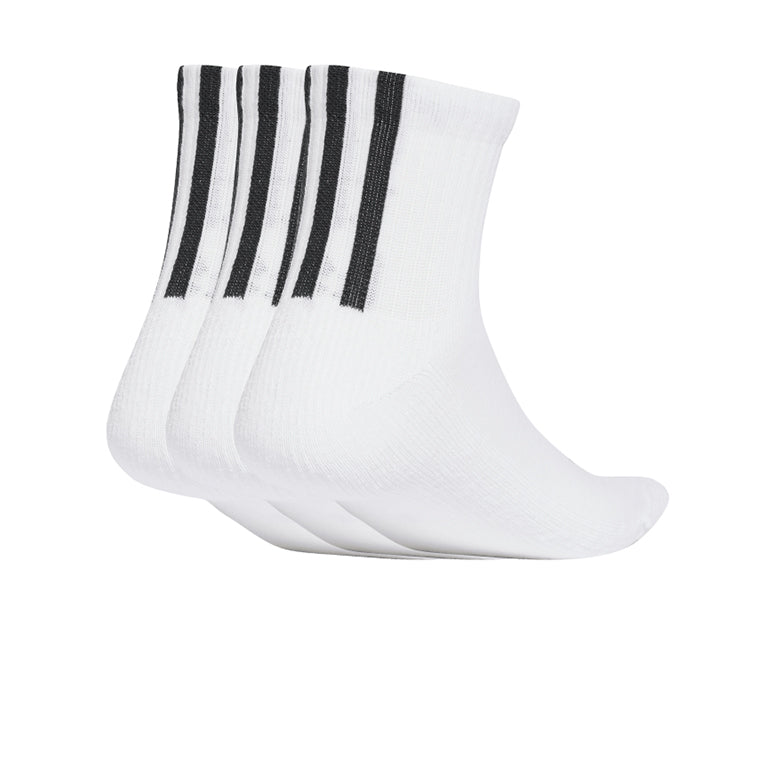 adidas Quarter 3 Back Stripes Socks 3 Pack
