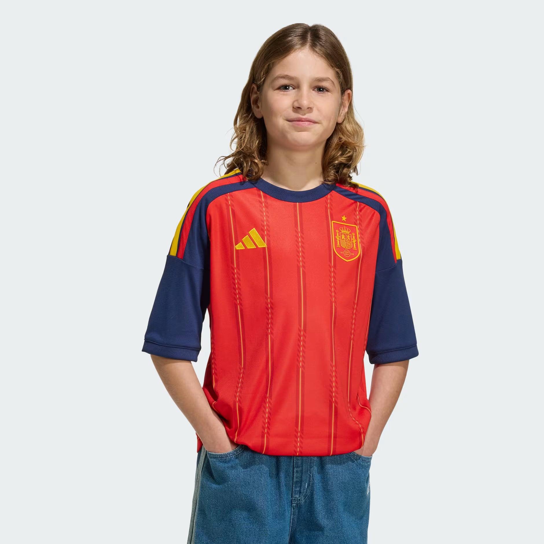 Spain 26 Home Youth Jersey