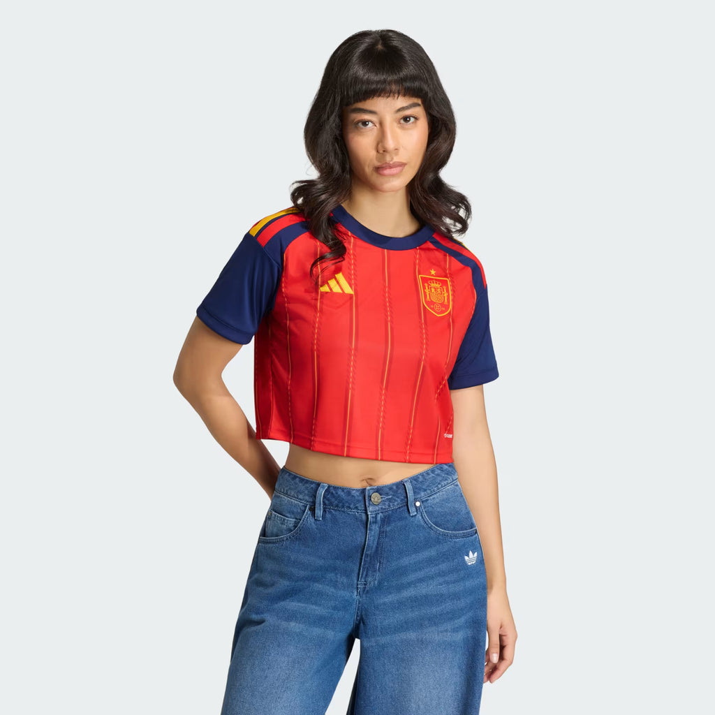 Spain 26 Home Cropped Jersey