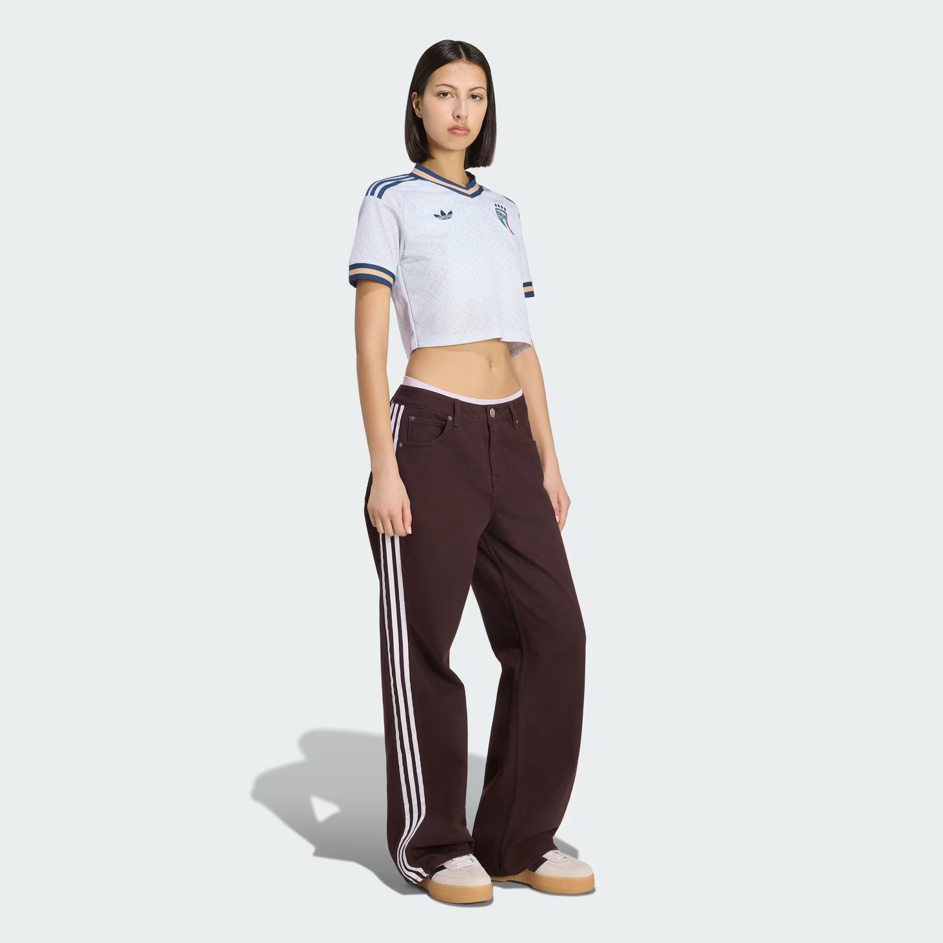 Italy 26 Away Cropped Jersey